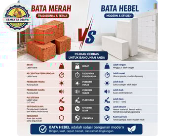 bata ringan vs bata merah