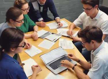 photo of white staircase