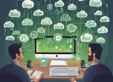 a man riding a skateboard down a street next to tall buildings