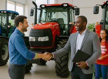 Devenir acheteur professionnel, achat des tracteurs, formation