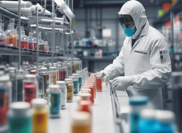 An image showing a team of consultants working with regulatory documents.