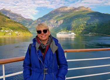 Lady Michelle in Geiranger, Norway