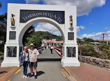 Lady and The Pirate in Whakarewarewa Village in Rotorua, New Zealand