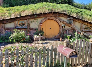 A Lovely place in The Shire at Hobbiton in New Zealand