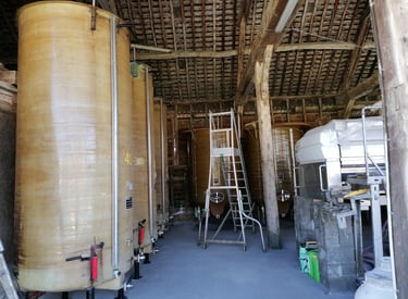 Production de cidre de l'écomusée de la pomme et du cidre