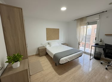 Habitación de matrimonio moderna