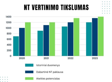 turto vertinimas diagrama 