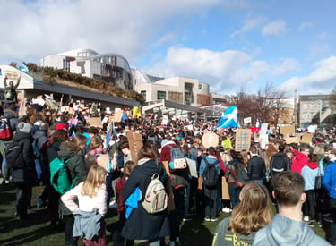 Climate change protest