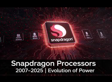 “Every Snapdragon Processor Ever Made (2007–2025) – From S1 to 8 Gen 4”