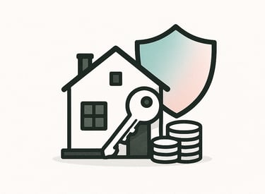 a house with a shield shield and a shield shield