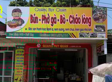 bún phở quang huy quán