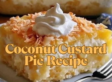 Coconut Custard Pie