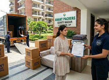 Bill for Claim Packers and Movers in Gomti Nagar 