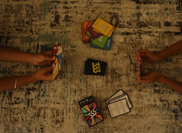 People Playing 333 Card Game