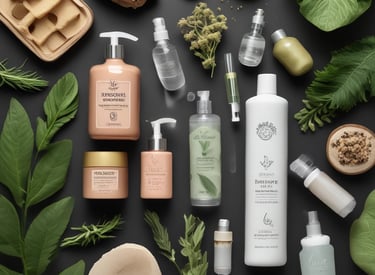 A close-up of hands inspecting branded consumer products for quality control.