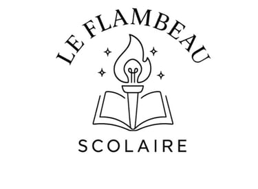 logo marque société entreprise Le Flambeau scolaire école études étudier