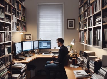 A security camera mounted on a wall with visible cables. The wall has a textured surface with horizontal lines, and the background is a clear blue sky.