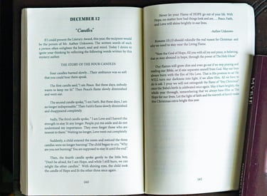 Book inside layout sample