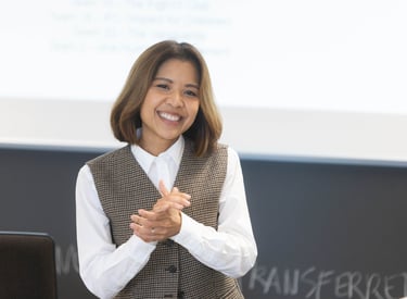 Professor Pisitta Vongswasdi Smiling at WHU Leadership workshop