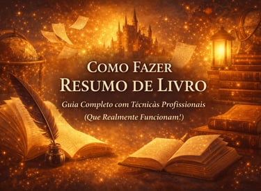 Como Fazer Resumo de Livro: Guia Completo com Técnicas Profissionais (Que Realmente Funcionam!)