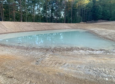 new pond build ponds