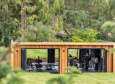 outdoor gym cabin pod