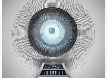 A cylindrical security camera with the brand name visible on its side, positioned on a white surface. The camera lens and sensor are prominent, and it is attached to a mounting bracket.