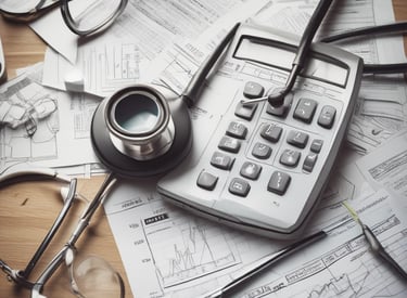 A grey processor chip with the letters 'AI' prominently displayed in blue, set against a subtle background with faint outlines of a map.