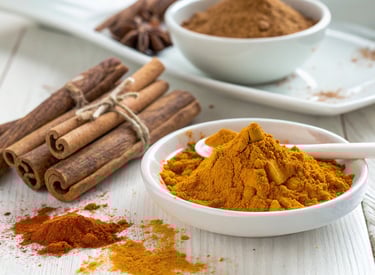 integratore naturale con curcuma, cannella, cromo, acido alfa-lipoico