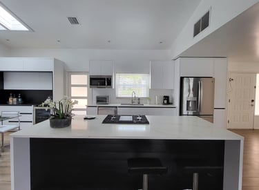 Picture of kitchen renovation by White and Wood Custom Carpentry in Orlando Florida