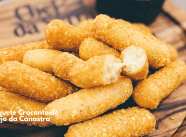 Croquete Crocante de Queijo da Canastra