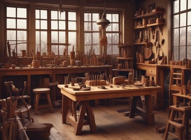 A beautifully crafted wooden cutting board showcasing intricate design and craftsmanship.