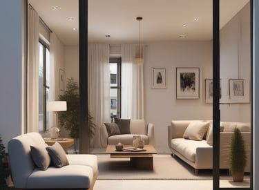 Three white cylindrical skincare product bottles are arranged on a white background with subtle leaf patterns. Each bottle has minimalist black text and logos, conveying a clean and modern aesthetic.