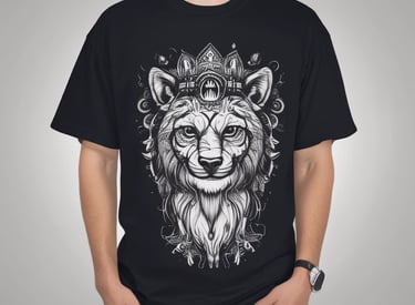 black and white crew neck t-shirt