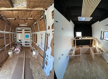 motorhome build, van conversion, camper van renovation