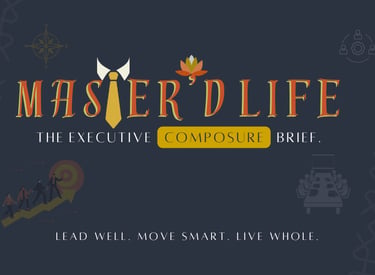 Newsletter banner The Master'D Life - ECB