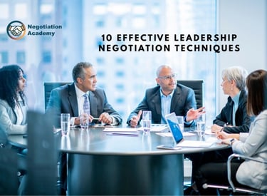Leadership Negotiation Skills