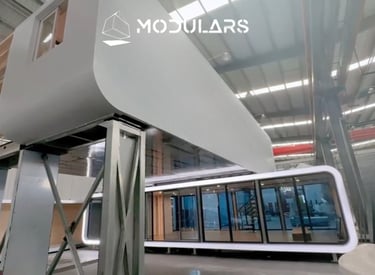 Vivienda modular VM2A1 de doble piso personalizable, MODULARS España