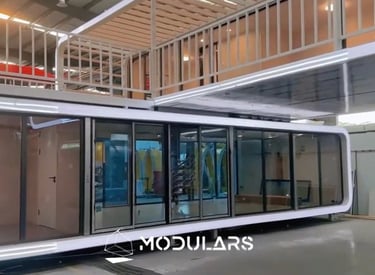 Vivienda modular VM2A1 de doble piso personalizable, MODULARS España