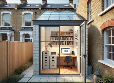 home extension to create space for home office