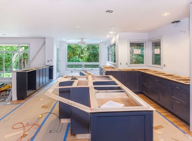 Home Renovation project with kitchen installment