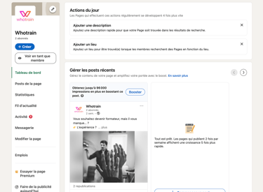 Plateforme Whotrain : Rejoignez une communauté active