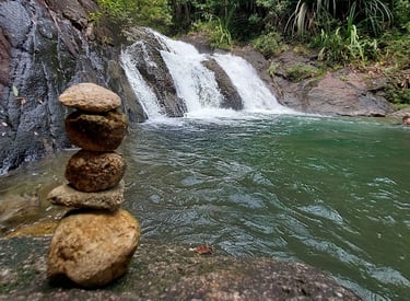 lampi waterfall khao lak thailand