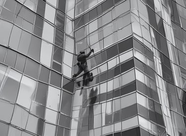 a bike parked against a wall in a room