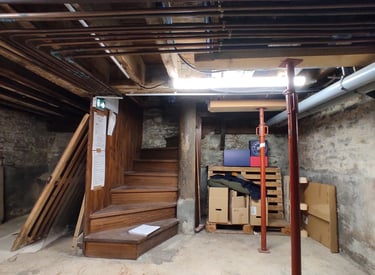 arbeo cherbourg manche calcul étude plancher bois structure existante poutre en bois renfort