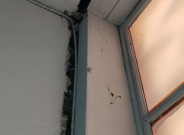 ARBEO cherbourg manche cotentin fissure dans un mur en pierres structure porteuse existante