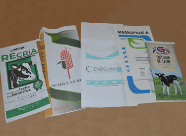 sacos y bolsas de papel kraft multicapas