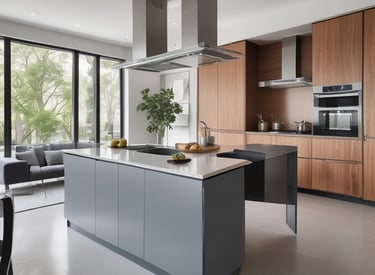 A cozy reading nook with comfortable seating and books.