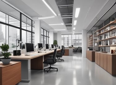 An elegant dining area with stylish decor and ambiance.