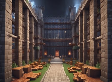 A creative build showcasing Minecraft's possibilities.